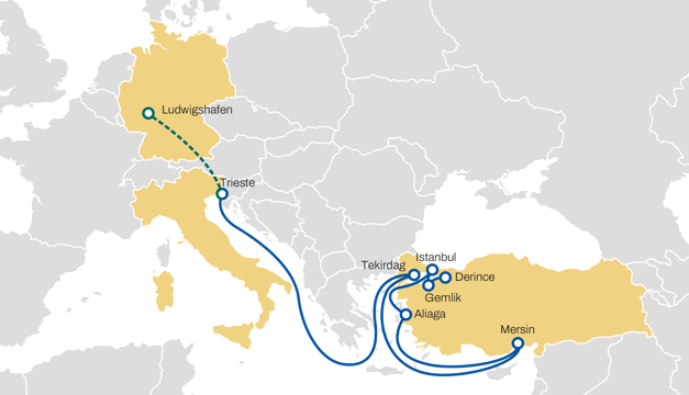 MSC lancia un nuovo servizio ferroviario da Trieste a Ludwigshafen