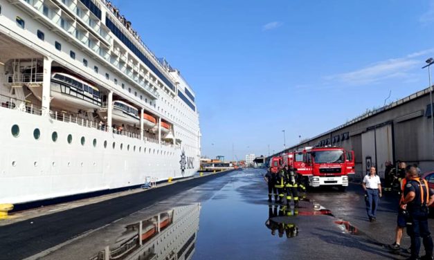 Porto Marghera, incendio a bordo della MSC Armonia