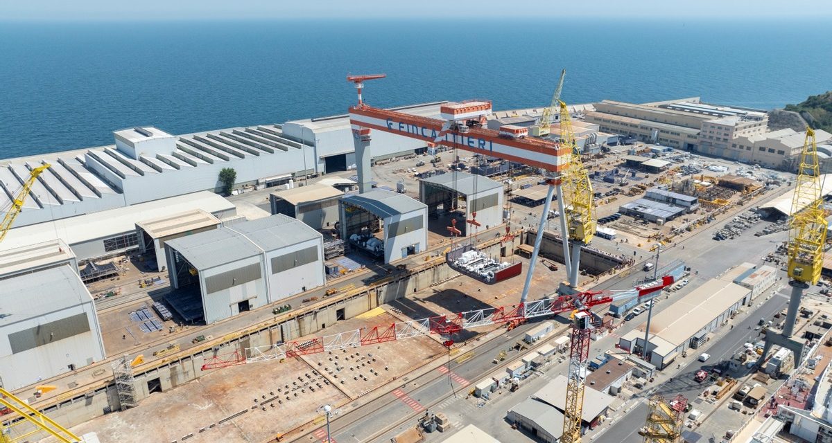 Fincantieri dà il via alla costruzione della “Four Seasons I”<h2 class='anw-subtitle'>Cerimonia di impostazione nello stabilimento di Ancona per la nave extralusso</h2>