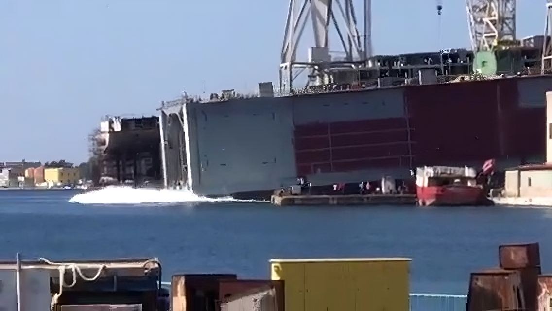 Cantiere Scoglio Olivi di Pola vara bacino galleggiante<h2 class='anw-subtitle'>La costruzione, la prima dopo sette anni, è stata realizzata per un cliente israeliano</h2>