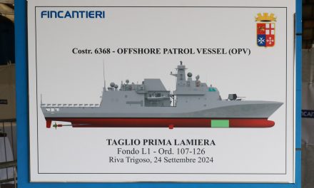 Fincantieri avvia lavori per primo pattugliatore offshore della Marina militare<h2 class='anw-subtitle'>Cerimonia oggi a Riva Trigoso (Genova) per il “taglio lamiera” dell'unità progettata in joint venture con Leonardo</h2>