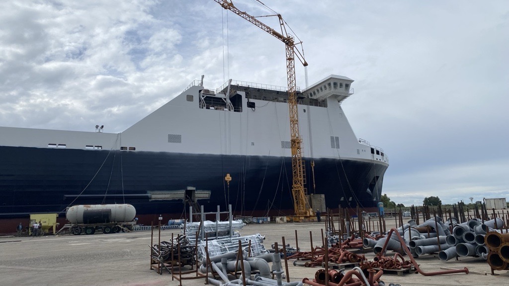 Cantiere Navale Visentini vara Ro-Ro per la Mann Lines<h2 class='anw-subtitle'>L'unità è stata progettata dallo studio Naos di Trieste, che sta lavorando a un sistema di vele per questa tipologia di navi</h2>